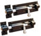 Garden Mile 2pc Sliding Black Door Bolt 4 / 100mm Powder Coated Black Door Bolts for Internal Doors Heavy Duty Gate Bolts for Wooden Gates Rustproof Straight Door Bolt for Indoors and Outdoors