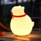 Katze Nachtlicht Kinder,Stilllicht Dimmbar Touch mit Aufladbar und Timer,Nachtlicht Baby Silikon Lampe Katze Nachtlampe Kinderzimmer Babyzimmer Room Decor,Geschenke für Mädchen Jungen