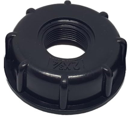 Serbatoio IBC Tote, Adattatore Tote IBC, Tappo Cisterna 1000 Litri, per Serbatoio da 60 Mm, Dattatori di Serbatoi di Giunti Filettati per Il Giardino Domestico