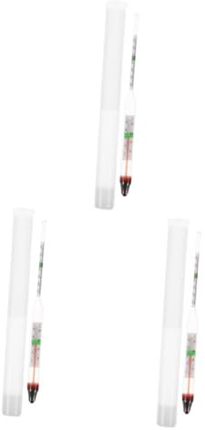 ifundom 3 Sätze Salzgehaltmesser für Meerwasser Ozeandekor Tank Aquarium Aquarium Meersalz-Aquarium Meeresaquarium Salzwasser-Hydrometer Aräometer für Aquarien Präzisions-Aräometer Plastik