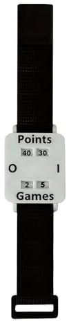 BommFu Einstellbarer Armband-Punktezähler | Großdisplay Für Tennis & Cornhole - Für Erwachsene & Frauen Indoor & Outdoor-Sportzähler