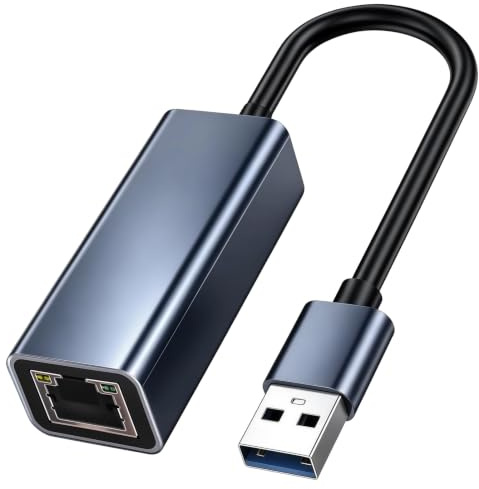 Adaptador USB C a Ethernet Gigabit 1000 Mbps Compatible con MacBook Air Pro | Adaptador Ethernet USB 3.0 a RJ45 para Switch, Type-C a Gigabit LAN para Windows 10 8 7 para Mac OS para Linux para Android