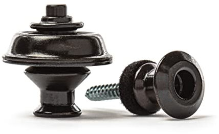 Jim Dunlop Straplock Dual Design Set - Black