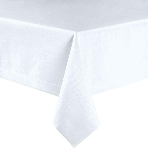 Sander Tischdecke Loft fleckabweisend weiß Größe 135x170 cm