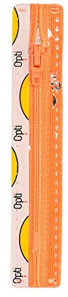 Opti S40-15-00693 Reißverschluss, 100Prozent Polyester, 00693 Orange, 15cm