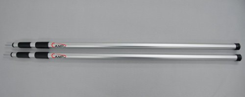 Campinie Aufstellstangen Alu Teleskop 2 Stück 100 cm - 240 cm