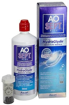 AO SEPT PLUS with Hydraglyde 360 ml with case by Aosept