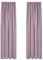 Deconovo Vorhang Blickdichte Gardine mit Kräuselband Vorhänge Thermovorhang Kinderzimmer, 240x140cm(HöhexBreite), Hellpink, 2er Set