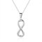 KnSam Kette Herren Gold Kette Edelstahl Gold Damen Unendlichkeit Nr. 8 Aus Edelstahl Halskette Silber