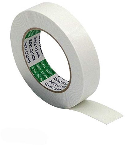 MoreChioce Selbstklebend Schaumstoff Klebeband, 3mm(D) x 10m(L) Weiß Dichtungsband Schaumstoffband Extra Stark Doppelseitiges Klebeband Schwammband Gesamtlänge 12mm