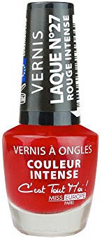 Miss Europe Vernis à Ongles n°27 Rouge Intense