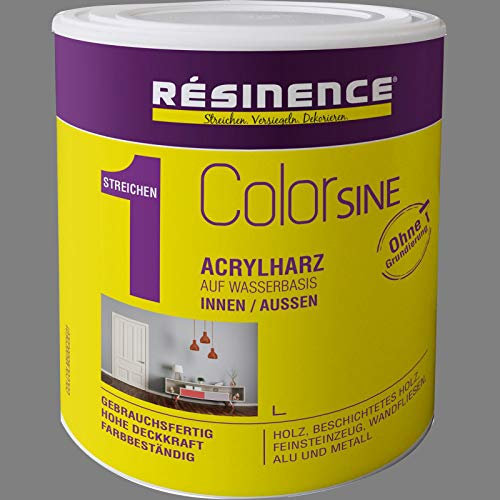Resinence 0,50 Liter Colorsine Acrylharz auf Wasserbasis Wasserperle Seidenmatt