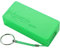 GLASSNOBLE USB Mobile Power Bank Charger Battery Pack Case DIY Box For 2x18650 Lithium Battery Protable Colorful Box Green