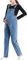 each women Salopette Premaman Elasticizzata Regolabile in Denim Salopette Incinta con Ricamo di Girasole sul Petto