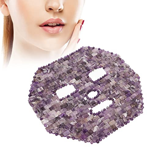 Jade-Gesichtsmaske, Schlafmaske, Quarz-Gesichtsmaske, Kühlende Natürliche Jade, Premium-Anti-Aging-Gesichts-Schlafmaske, Heiße und Kalte Therapie-Gesichtsmaske, Jade-Augenmaske für Dunkle Kreise Im (A