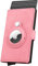 Porte-Cartes de crédit AirTag Wallet pour Hommes, Porte-Cartes en Cuir RFID bloquant Le boîtier de Carte bancaire en métal Pop Up (Rose)