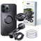 SP CONNECT Moto Bundle mit Anti Vibration Module | SPC+ | kompatibel mit iPhone 14 Pro Max | Handyhalter für Motorrad Bike Moped Roller | Gadget Halterung für Navi