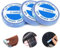 3 Rollo Cinta Adhesiva para Pelucas de Doble, 0.8CM*3Yardas Pegamento para Pelucas Material de TPU Cinta Adhesiva Azul fuerte Impermeable para Extensiones de Cabello Pegamento Peluca