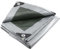 PROUH 180 G/m² Lonas Impermeable Y Plegable, Lona Impermeable con Ojales, Resistente A La Lluvia para Jardín Pabellones, Piscina, Terrazas, Multiusos Lona Protectora para Piscina (6x12m)