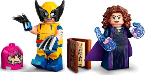 LEGO Marvel Wolverine Minifigure with Agatha & Capes