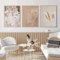 Pampasgras Leinwand bilder 3er set,Moderne Boho style Poster,Beige Pampas Wild Schilf Wandbilder,Home deko Bilder für Wohnzimmer Schlafzimmer Flur, Ohne Rahmen (Style-6,40x60cmx3pcs)