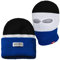 PGWear Mütze und Sturmhaube Troublemaker 2 in 1 Unisex schwarz weiß blau