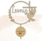 Birdart Box® Taufe, Konfirmation, Kommunion Tortenstecker mit Namen – personalisierter Tortenstecker aus umweltfreundlichem Holz, stabiler Cake Topper 15cm Durchmesser (Gold)