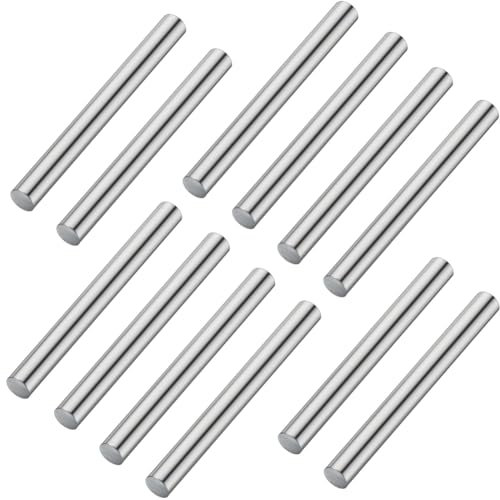 Rordigo Lot de 12 anodes en métal de zinc avec une bonne conductivité pour les expériences scientifiques à l'école