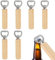 6 Pcs Personalised Beer Bottle Opener with Wooden Handle, Bartender Bottle Openers, Creative Portable Beer Openers, Wooden Engraved Beer Bottle Openers for Beer Soda Drink, Wedding Favour Men Gifts