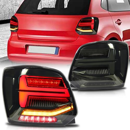 VLAND Rücklichter für Polo 6R 6C MK5 TSI 2009–2017 (nicht für GTI/1.2 TSI/R) Rückleuchten (geräuchert)