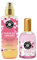 Les Petits Plaisirs - Lot Brume parfumée fleur de cerisier pailletée + Eau de toilette fleur de cerisier, Spray pailleté corps Made in France, Brume 200ml, Eau de toilette 110ml