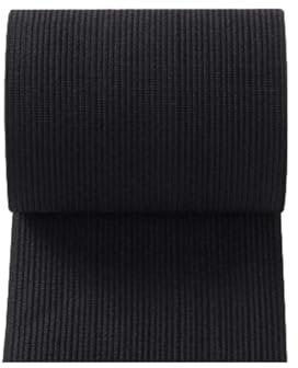 Sbivih 3M Gummibänder zum Nähen, Schwarze Weiß Gummilitze für Hosengummi Haushalt DIY Handwerk Nähzubehör (Schwarz, 100MM)