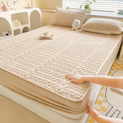 Juego de sábanas de franela cálida de invierno de 48 x 74 cm, con banda elástica, con bolsillo profundo de microfibra fina, ropa de cama acogedora para noches frías