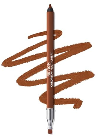 Revlon ColorStay Multi-Liner, Matita Multi-Uso Temperabile Per Labbra, Occhi & Viso, Formula Vegana Cremosa, Pennello da Sfumatura Incorporato, 005 Off Roading, 1g