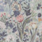 LiKiLiKi Papier Peint Autocollant Bleu et Violet Fleurs Vintage Film Mural 44X1000 cm Fleurs Film Adhésif Lavable et Imperméable Autocollant Film pour Chambre à Coucher Salon Armoires