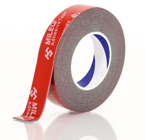 1 Rollen Doppelseitiges Klebeband 15mm x 3m, extra starkes doppelseitiges klebeband fur Smartphone Tablet Reparatur, Wasserfest und Hochtemperaturbeständig für Auto, Heim- und Bürodekoration