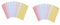 FRCOLOR 2St Macaron-Haftnotiz Notizzettel Notizblock Mehrfach verwendbare Haftnotizen Notizblöcke füllt Selbstklebezettel nach Pastell Wöchentliche Aufgabenliste To-Do-Listenblock Papier