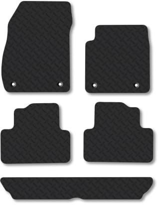 Vauxhall Zafira (2012-2018) [7 Seat] 5mm Rubber Car Mats | Heavy Duty Rubber Tailored Fit Floor Mats Full Coverage Durable Waterproof Accessories Easy Clean Anti Slip Made in the UK