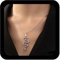 YienDoo Punk Snake Necklace Silver Vintage Sword Cross Pendant Necklace Unique Matching Sword Through Serpent Necklace Gothic Dagger Knife Animal Snake Necklaces Jewelry for Women