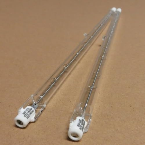 QIROGKC Halogenlampe R7S 5 Stück – 1500 W/2000 W Leuchtmittel T3 J-Type mit doppeltem Ende (254 mm/333 mm), 2700 K, Strahler, dimmbar, 333 mm, 230 V, 2000 W, 5 Stück