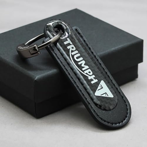 ZGHQHCDRH Porte-Clés Moto,Porte-Clés Moto Personnalisé,pour Triumph,Cadeaux Moto,Idées Cadeaux Moto,Accessoires Moto