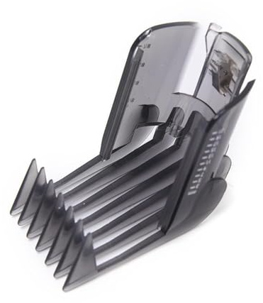 1 Stück Haarschneider- Und Barttrimmer-Kammaufsatz, Kompatibel Mit Philips, QC5130, QC5105, QC5115, QC5120, QC5125, QC5135, Schwarz
