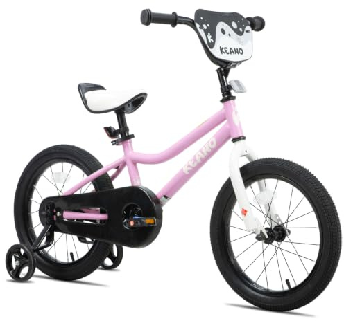 KEANO Lexicon 12/16/20 Zoll Kinderfahrrad für Jungen Mädchen im Alter von 2-9Jahren, 12/16 Zoll Kinderfahrräder mit Stützrädern