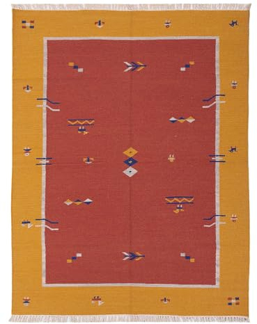 Morgenland Kelim Teppich - Trendy - 240 x 170 cm - rost
