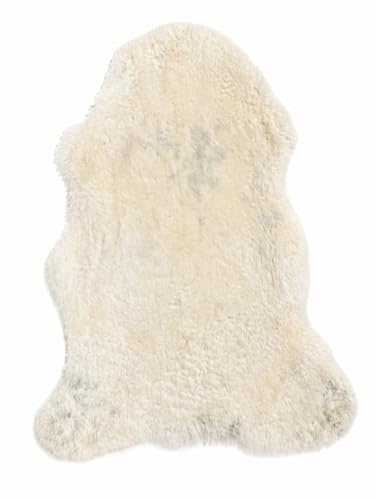Echtes Lammfell Kurzhaar Doubleface Weiß – Dicht & Pflegeleicht (40 cm)