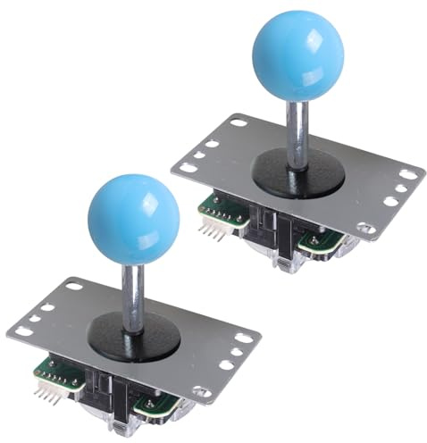 Hsioluted Of Adjustable Joysticks with Small Switches Reliability Fighting Game Joystick Simple Operate for Gaming Enthusiasts Game Center Joystick