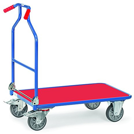 Fetra Transportgeräte mttcebr Wagen Transport Ergonomisches, 400 kg Belastung, 160 mm Rollen Durchmesser, 1010 mm Länge x 620 mm Breite x 1030 mm Höhe