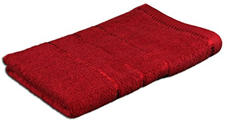 Gözze - Bath Towel, Berlin, 100% Cotton, 70 x 140 cm - Bordeaux