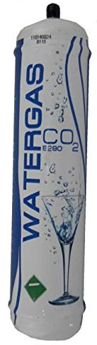 Mariel - bombola monouso co2 e290 diossido di carbonio 600 gr - gasatore acqua , acquario