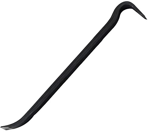 Dekton 18 Pry Bar-Oval Shank With Groove-Heavy-duty Steel Construction For Superior Strength| Ideal For Demolition, Levering, And Pulling| Ergonomic Handle| Professional-Grade Tool For Construction
